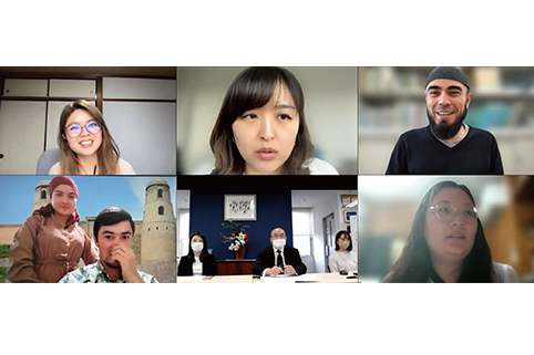 ビデオ通話画面