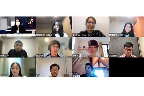 ビデオ通話画面