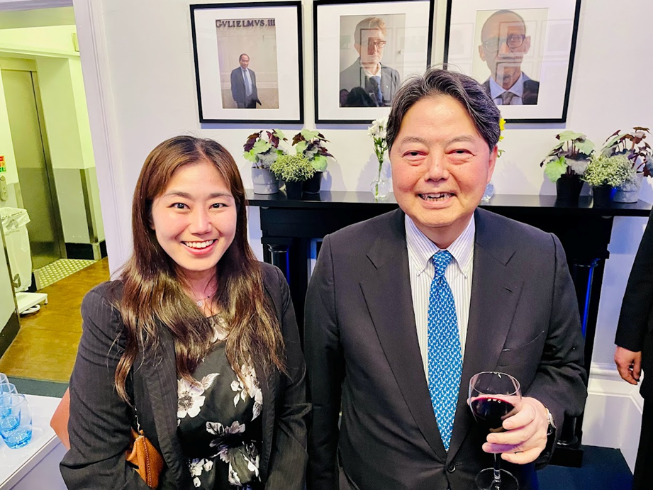 林大臣とチャタムハウスで